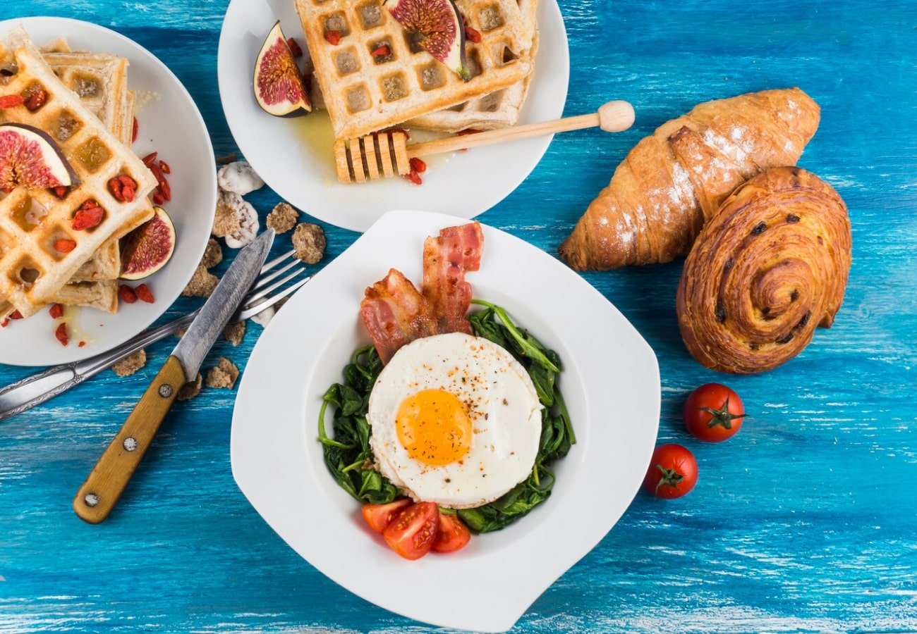 Baked Pastries and Egg